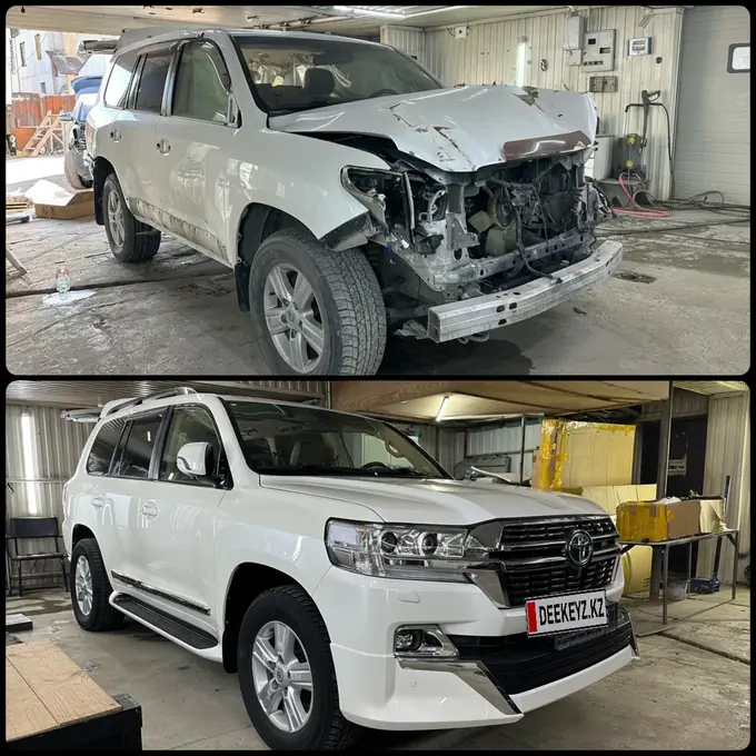 Land Cruiser 200 после ДТП: восстановление и рестайлинг: до и после